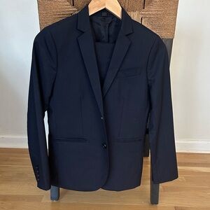 Crewcuts Ludlow Slim Fit Navy Wool Suit | Loro Piana | Boys 12